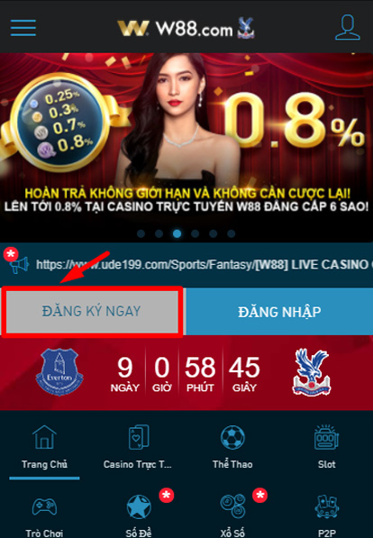 Điền thông tin đăng ký