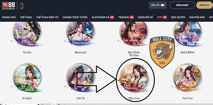 chơi bầu cua online