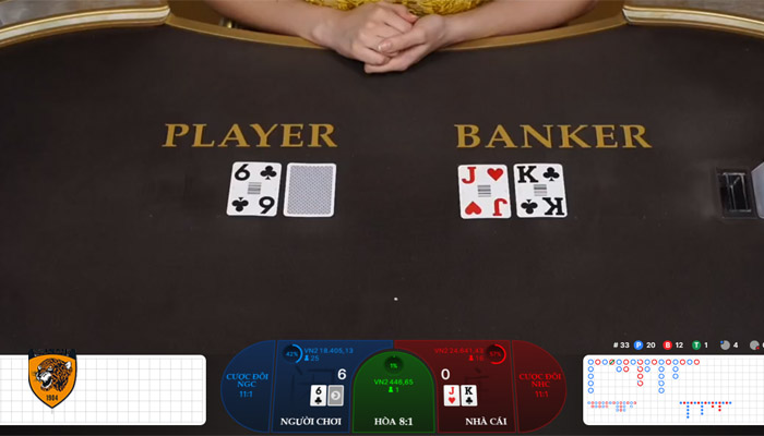 6 thế bài baccarat