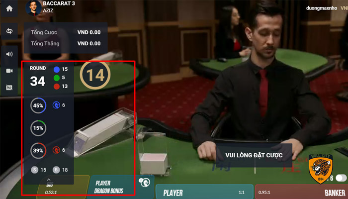 cách bắt hòa baccarat