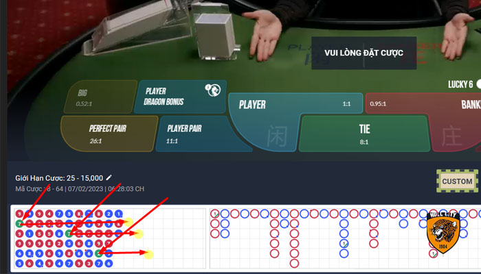 cách canh cầu hòa baccarat