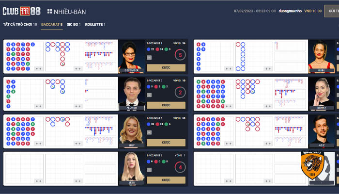 cách canh hòa baccarat