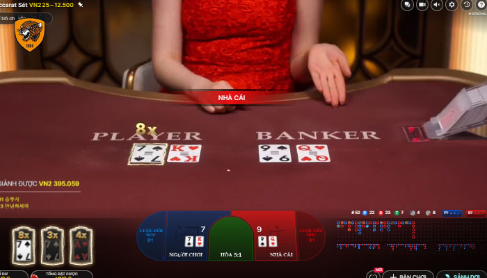 cách đánh gấp thếp baccarat