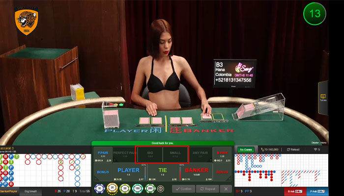 cách tính tài xỉu trong baccarat