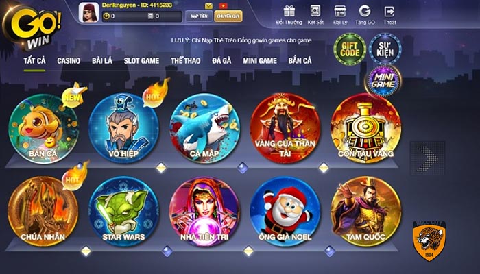 game bài tặng tiền khởi nghiệp